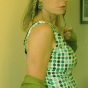 Calvin Klein Polka Dot Cocktail Dress